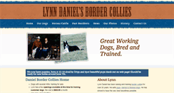 Desktop Screenshot of danielbordercollies.com